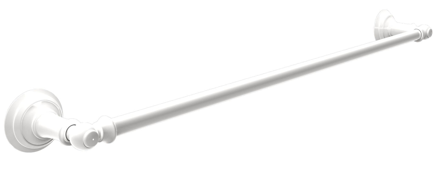 Newport Brass 34-02 Single 24" Towel Bar for the Aylesbury and Jacobean Collections Polished Brass Uncoated