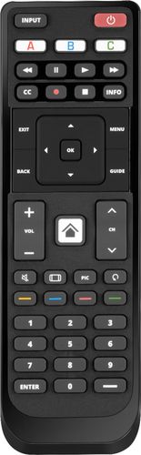 Insignia - Replacement Remote for Vizio TVs - Black - *TV & Home Theater