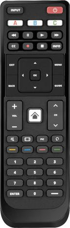 Insignia - Replacement Remote for Vizio TVs - Black - *TV & Home Theater