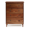 Walker Edison - Modern 4 Drawer Dresser - Walnut - *Furniture & Organization