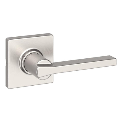Casey Satin Nickel Hall/Closet Passage Door Handle Featuring Microban
