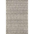 JONATHAN Y Moroccan Geometric Indoor Outdoor Area Rug 9X12 Light Gray/Black, Ourika Textured Weave for Backyard, Patio, Porch, Easy-Cleaning, High Traffic, Pet-Friendly, Non-Shedding (SMB108E-9)