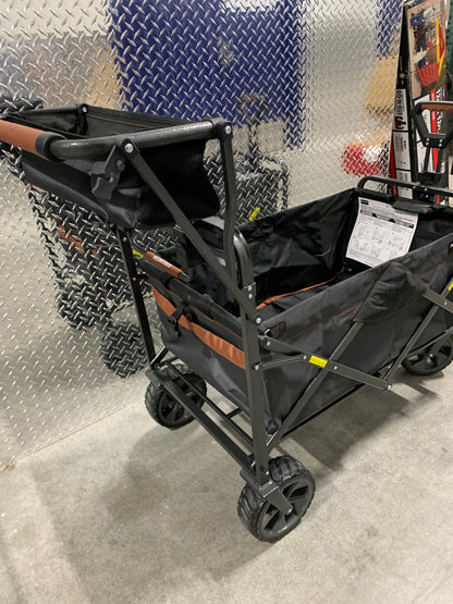 Mac Sports Deluxe Push Pull Folding Wagon with Brakes