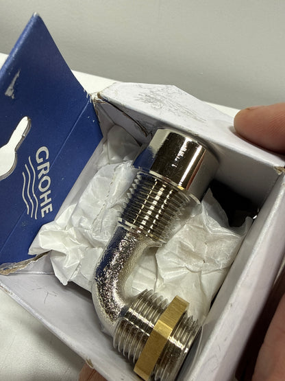 Grohe Euphoria Cube Wall Union, Brushed Cool Sunrise