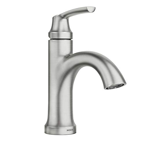Moen Wellton Spot Resist Brushed Nickel Bathroom Faucet 84980SRN