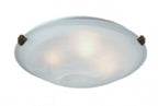 Artcraft Clip Flush 12 Inch 2 Light Flush Mount Clip Flush - AC2351SPBN - Modern Contemporary