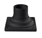 Z-Lite Outdoor Pier Mount in Black