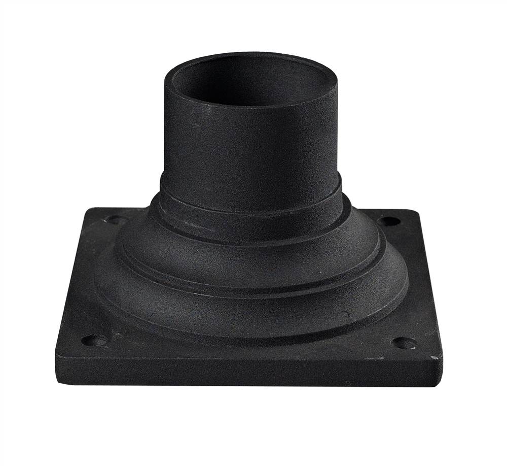 Z-Lite Outdoor Pier Mount in Black