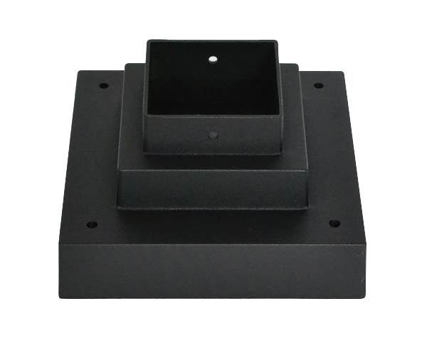 Z-Lite SQPM-BK Outdoor Pier Mount with Aluminum Material