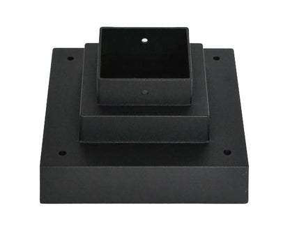Z-Lite SQPM-BK Outdoor Pier Mount with Aluminum Material