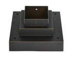 Z-Lite SQPM-ORB Pier Mounts Oil Rubbed Bronze Outdoor Posts + Hardware - *Lighting & Electrical