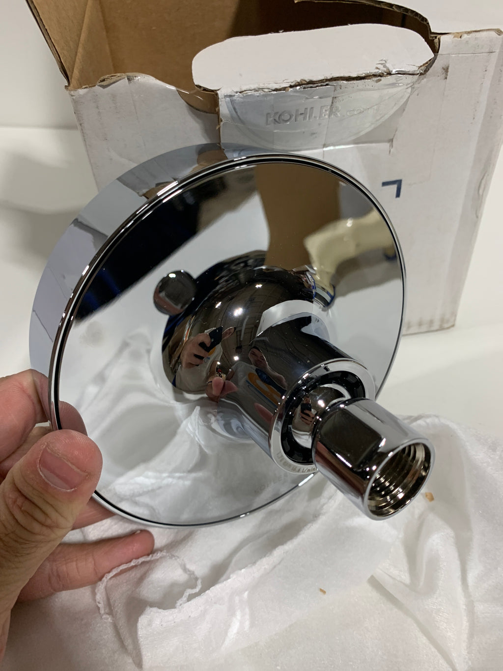 Kohler 22170-G-CP Purist® Three-function showerhead, 1.75 gpm, Polished Chrome