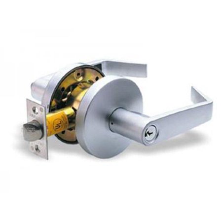 Pamex FY3SSC Storeroom with Clutch Princeton Lever Grade 2 Cylindrical Lockset Satin Chrome