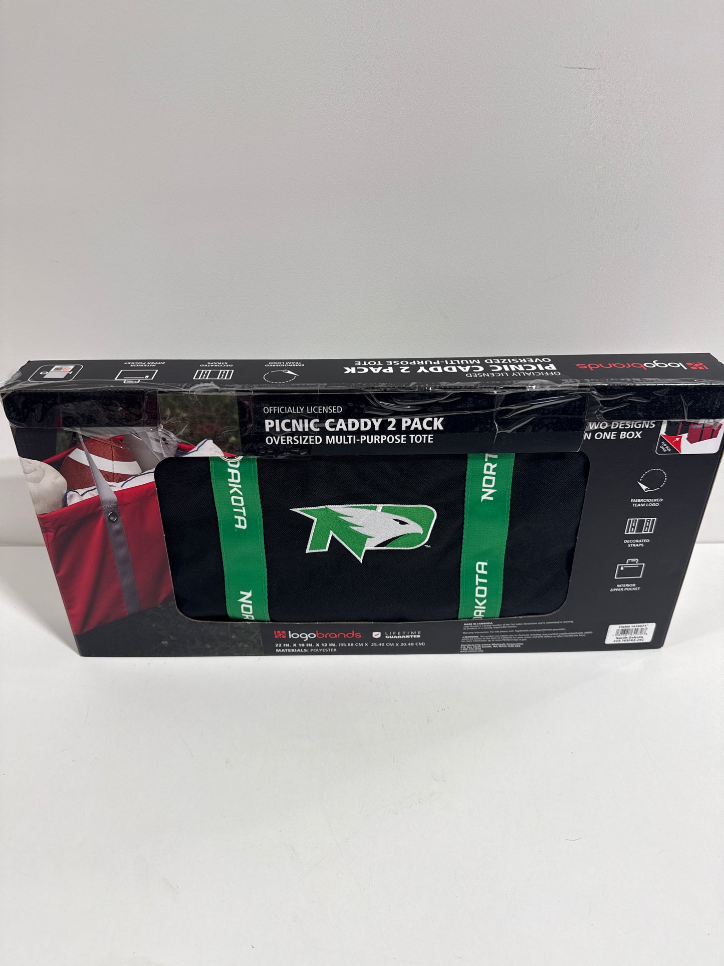 Picnic Caddy 2 Pack North Dakota Fighting Hawks