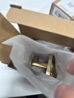Hickory Hardware H079292 Skylight 2-3/16" Urban Modern Square Single Bath Kitchen Towel Robe Hook Champagne Bronze