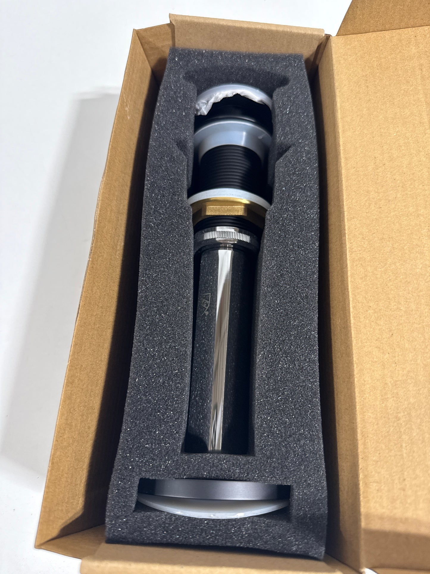 Vigo VG07000 Noma 1-3/4" Vessel Bathroom Sink Pop-up Drain Assembly - Less Overflow Matte Black