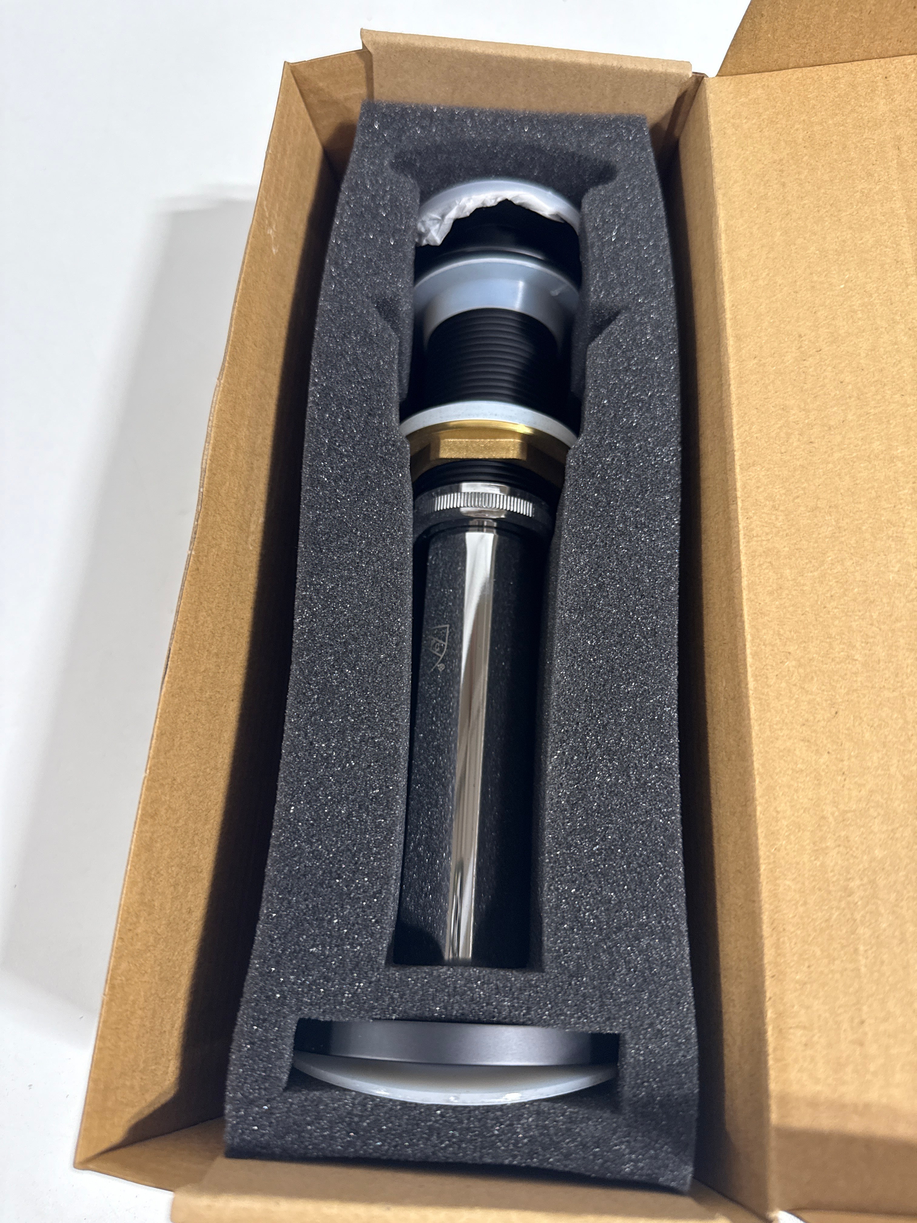 Vigo VG07000 Noma 1-3/4’’ Vessel Bathroom Sink Pop-up Drain Assembly - Less Overflow Matte Black - *Plumbing
