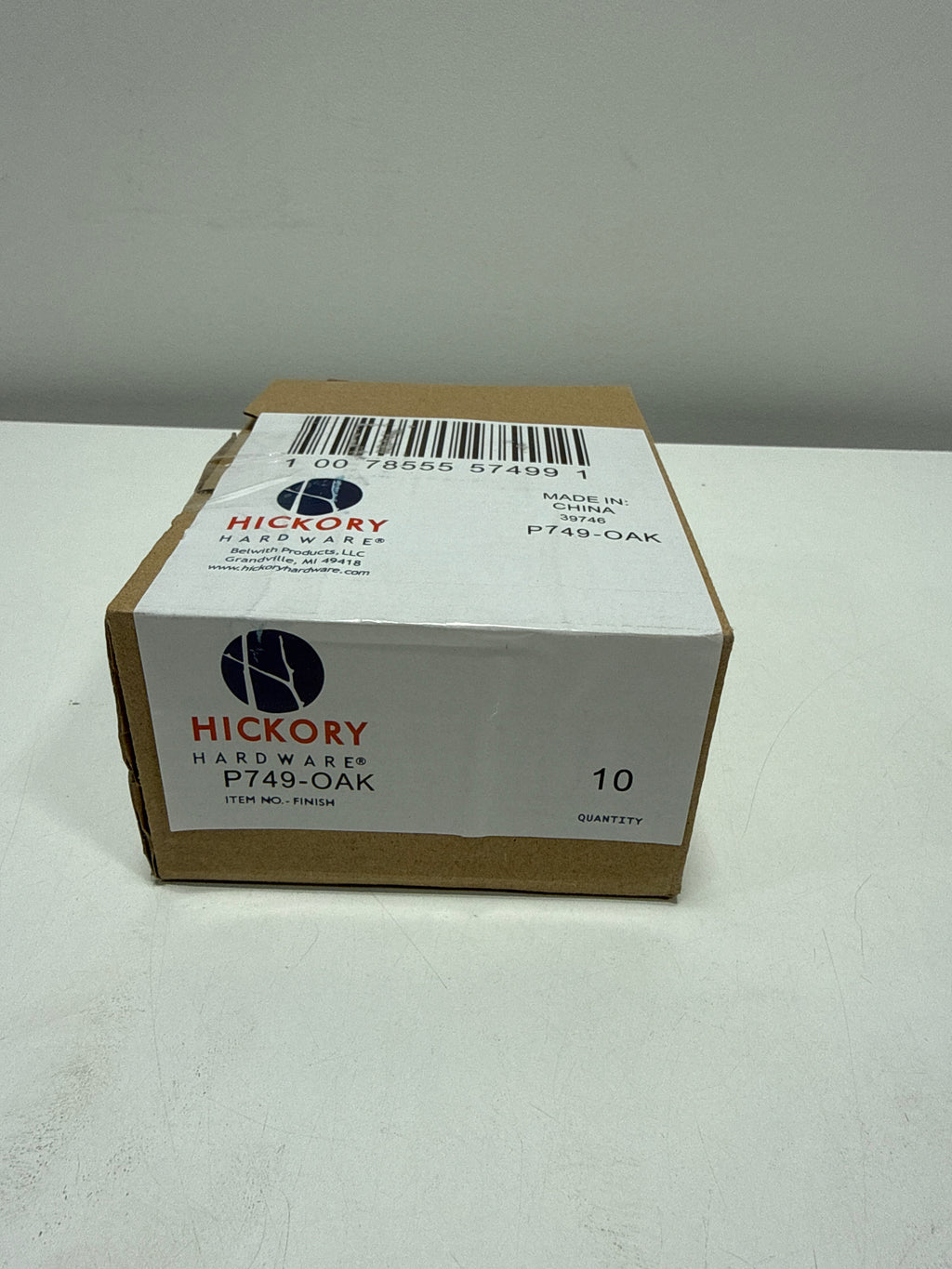 10 x Hickory Hardware Solid CoreWoodgrain Collection Pull 3" P749-OAK