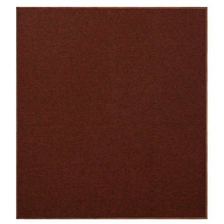 Furnish my Place Modern Indoor/Outdoor Commercial Solid Color Rug - Rust, 4' x 4', Pet and Kids Friendly Rug. Made in USA, Square, Area Rugs Great for Kids, Pets, Event, Wedding