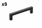 9 x Hickory Hardware Hh075327 Skylight 3-3/4 (96Mm) Center to Center Modern Square Cabinet - *Tools Hardware & Misc