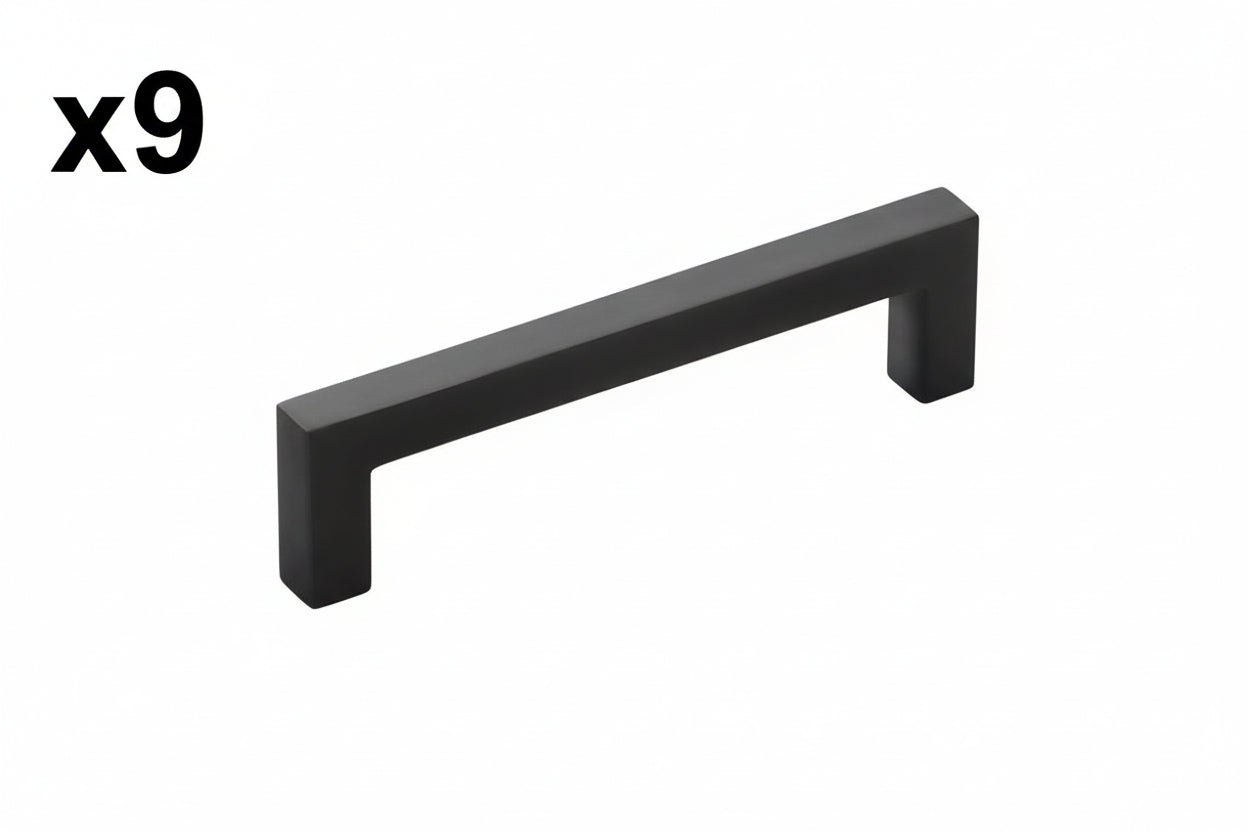 9 x Hickory Hardware Hh075327 Skylight 3-3/4 (96Mm) Center to Center Modern Square Cabinet - *Tools Hardware & Misc