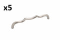 5 x Belwith Keeler B076142 Trellis 6-5/16’’ Center to Center Designer Scalloped Arch Cabinet Handle / Drawer Pull Satin