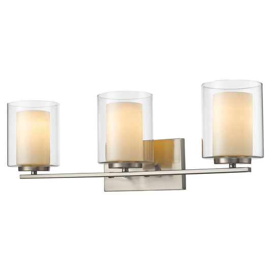 Z-Lite Willow 24 Inch 3 Light Bath Vanity Light Willow - 426-3V-BN - Transitional