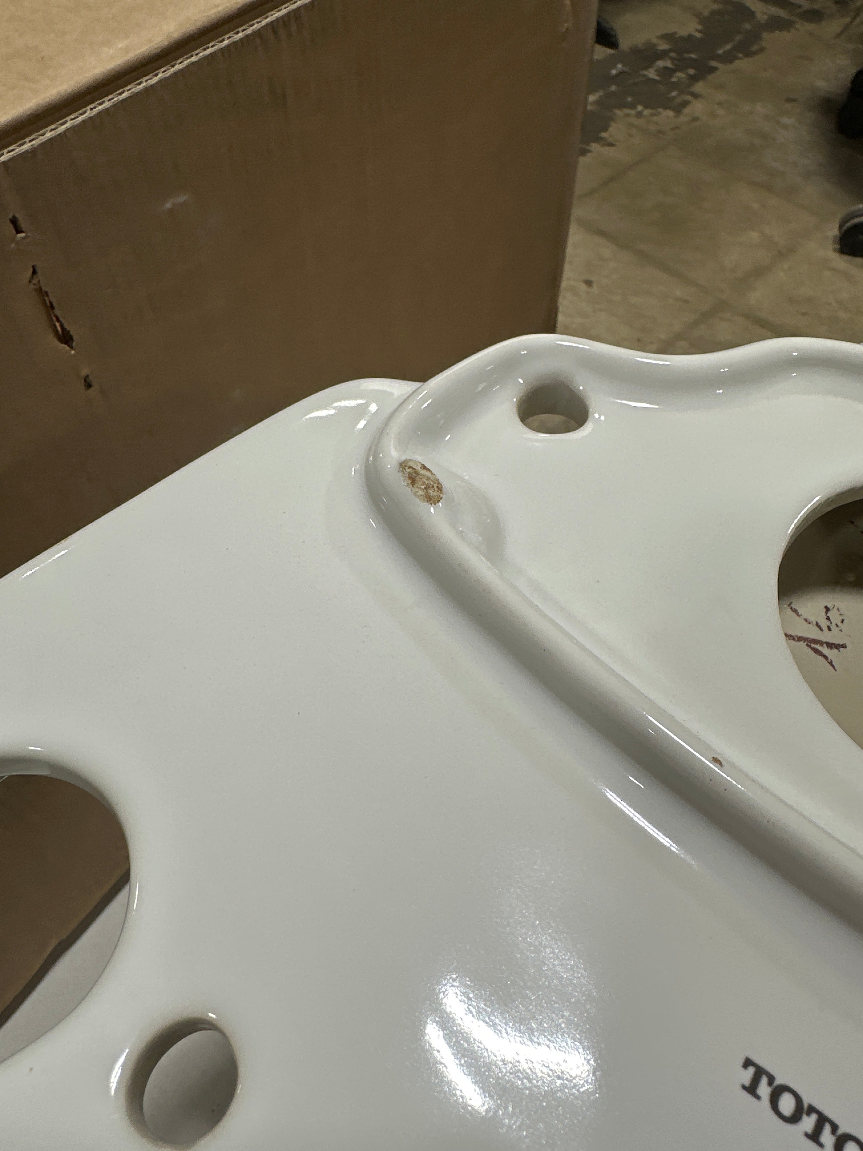 Scratch TOTO Drake Elongated Toilet Bowl Only with WASHLET+ Ready - Less Seat - *Plumbing