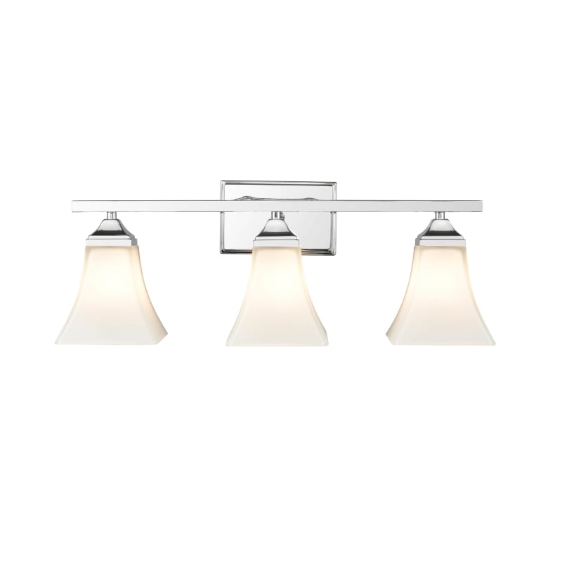 Millennium Lighting 4503-CH 3 Light Bath Vanity-9 Inches Tall and 23.25 Inches Wide, Finish Color: Chrome
