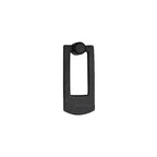 Ashley Norton 6265 Solid Bronze 3.5’’ Long Rustic Farmhouse Rectangular Drop Ring Knob Distressed Black Cabinet