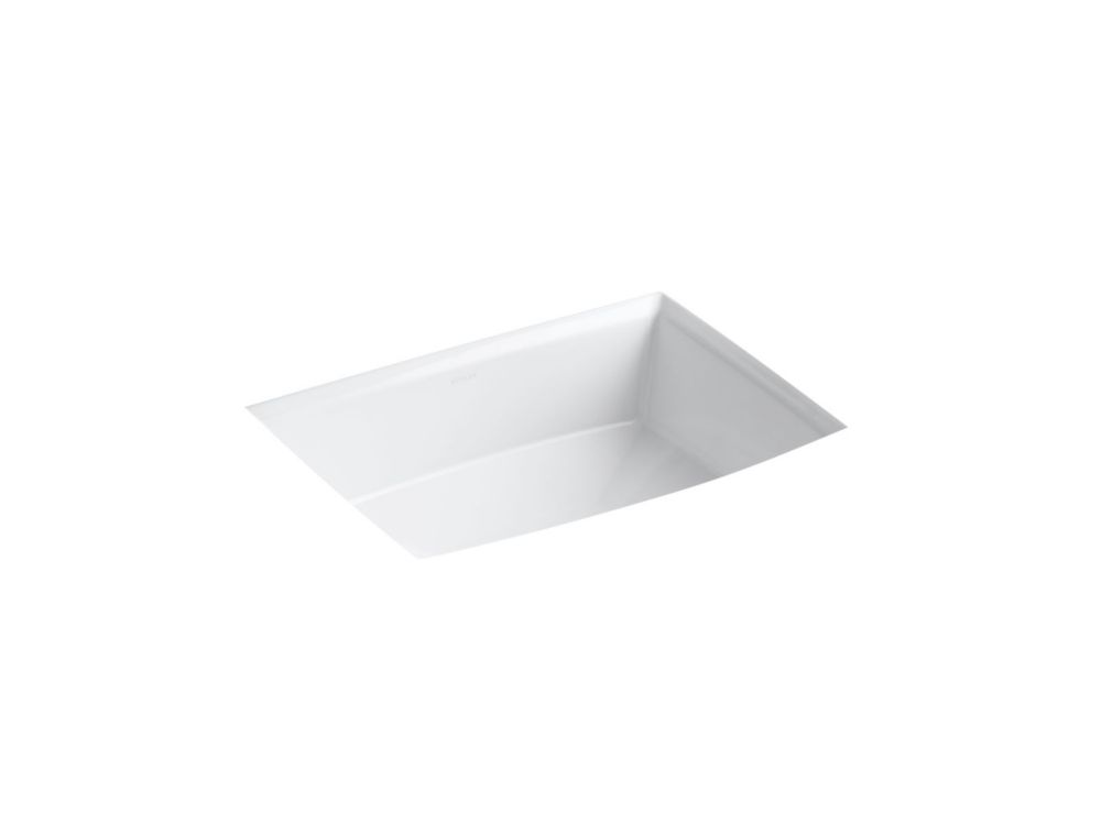 KOHLER K-2355 Archer 20" Rectangular Undermount Bathroom Sink
