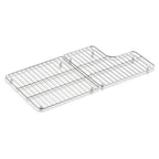 KOHLER 6639-ST Whitehaven Bottom Basin Rack, Steel Sink Racks for 36" Whitehaven Sink, Includes Left and Right Racks, Stainless Steel