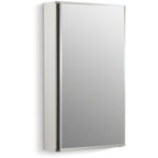 KOHLER K-CB-CLC1526FS 15’’ W X 26’’ H Aluminum Single-door Medicine Cabinet with Mirrored Door Beveled Edges - *Plumbing