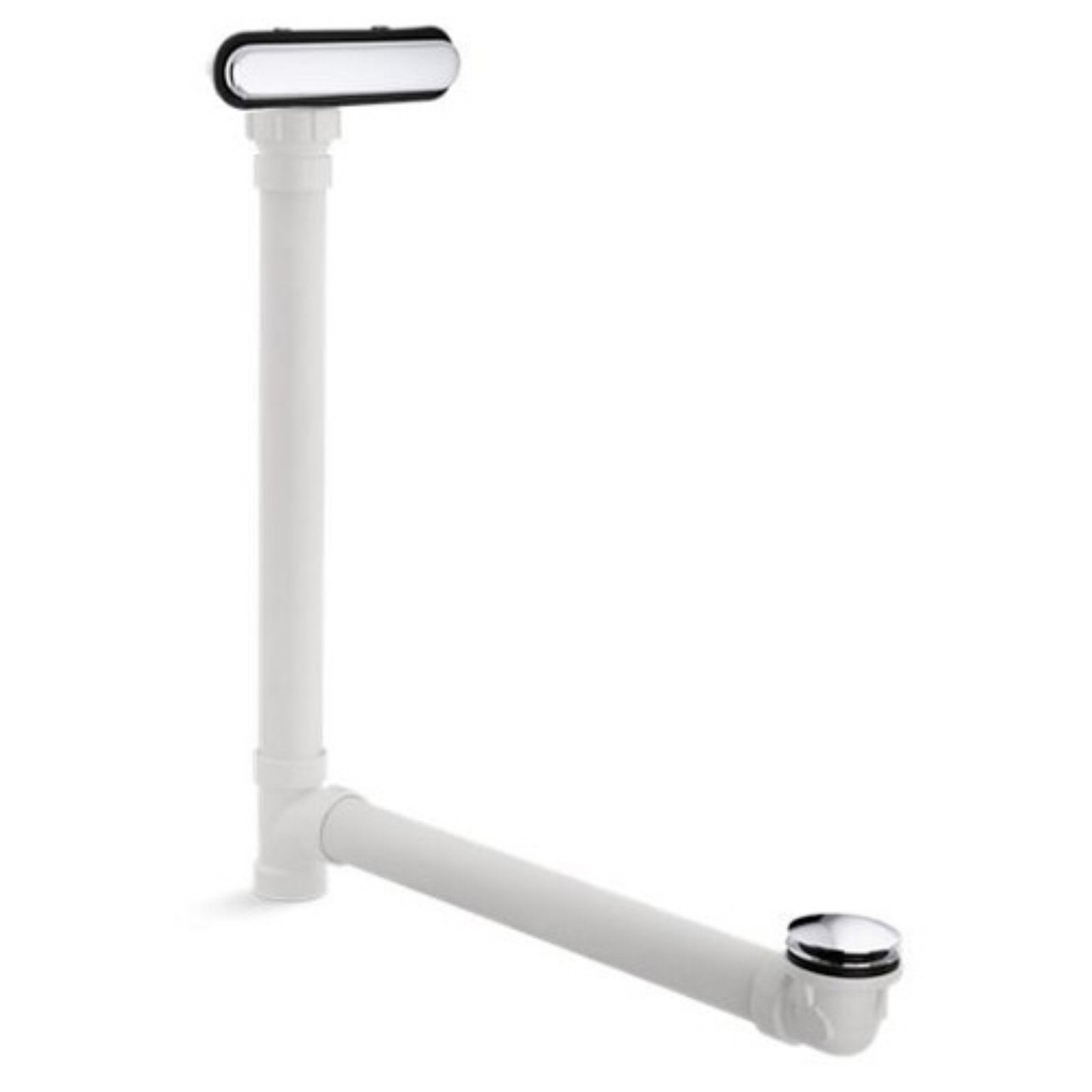 Kohler K-7271-CP Clearflo Slotted Overflow Brass Bath Drain, Polished Chrome Finish
