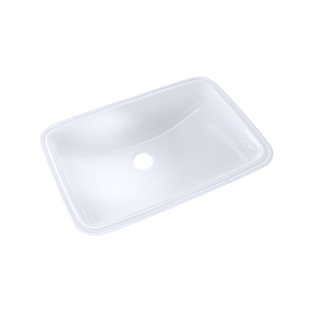 TOTO 19’’ X 12-3/8’’ Rectangular Undermount Bathroom Sink with CEFIONTECT Cotton White - LT542G#01 - *Plumbing