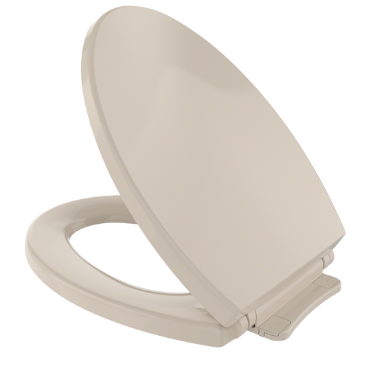 TOTO SS114 SoftClose Elongated Closed-Front Toilet Seat and Lid Bone Toilets