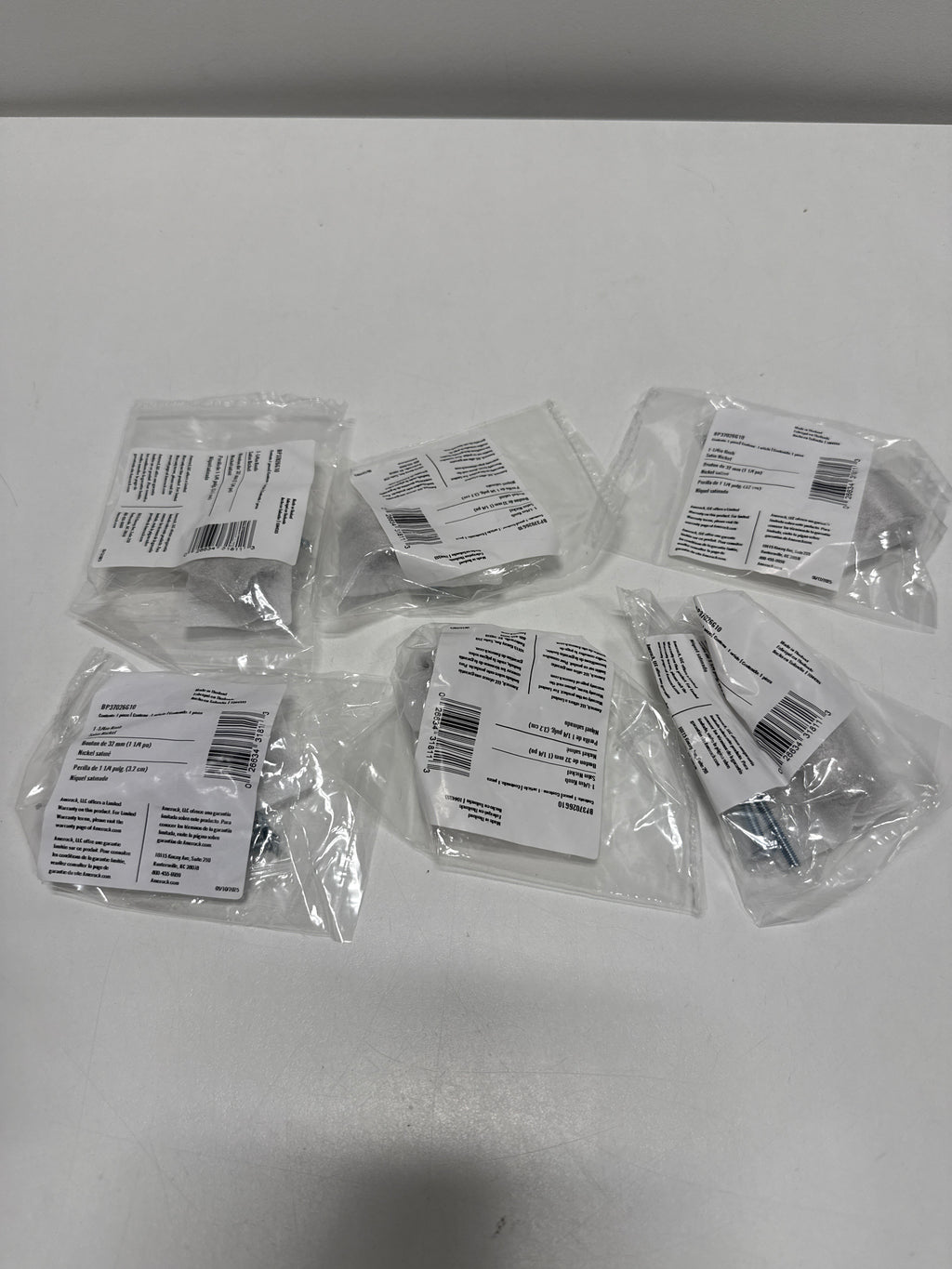 6 x Miseno Mckck4069 Laurel 11/16 Cylindrical Cabinet Knob - Nickel