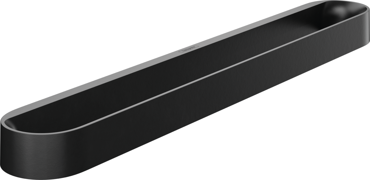 hansgrohe WallStoris Modern Towel Bar in Matte Black, 27926670