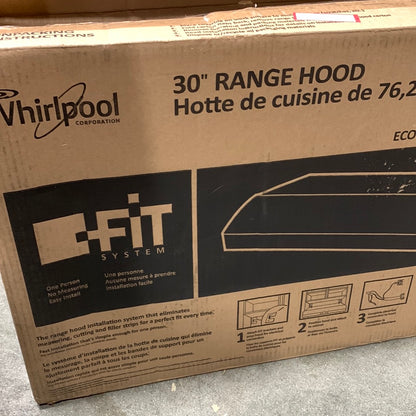 See Desc Whirlpool - 30" Recirculating Range Hood - Stainless Steel