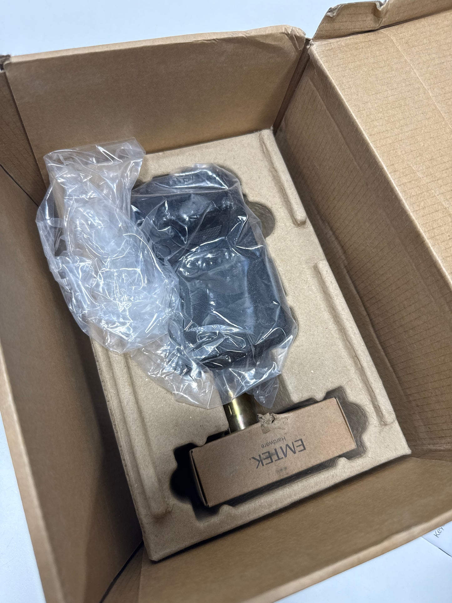 Emtek EMP23231US19 EMPowered2 Touch Keyed Bluetooth WiFi Deadbolt, Flat Black