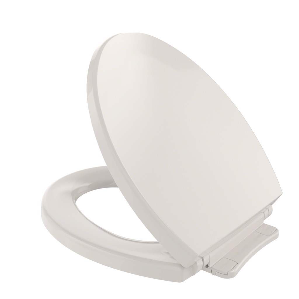 TOTO SoftClose® Non Slamming Slow Close Round Toilet Seat and Lid Sedona Beige - SS113#12