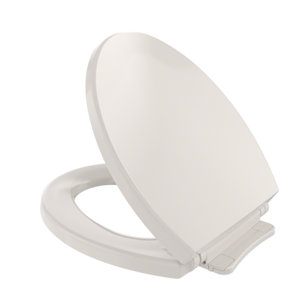 TOTO SoftClose® Non Slamming Slow Close Round Toilet Seat and Lid Sedona Beige - SS113#12
