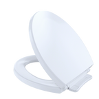 TOTO SoftClose Slow Close Round Toilet Seat and Lid,Cotton White - SS113#01 - *Plumbing