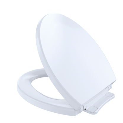TOTO SoftClose Slow Close Round Toilet Seat and Lid,Cotton White - SS113#01 - *Plumbing