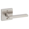 Kwikset Halifax Square Dummy Lever Doorknob Satin Nickel - Single Dummy Lever
