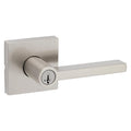 Kwikset 740Hflsqtv1-S Halifax Single Cylinder Keyed Entry Door Lever Set - Nickel