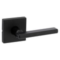 Kwikset 720HFLSQTV1 Halifax Passage Door Lever Set with Square Rose Matte Black - *Tools Hardware & Misc