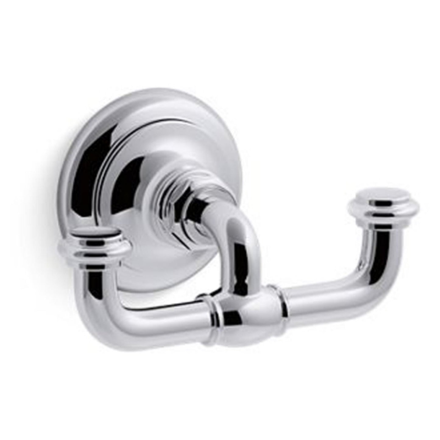 KOHLER Artifacts Double Robe Hook in Polished Chrome