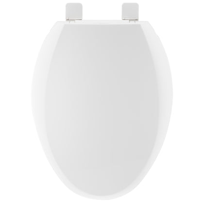 PROFLO Elongated Closed-Front Toilet Seat with Quick Release and Easy Clean