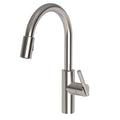 Newport Brass 1500-5103 East Linear 1.8 GPM Single Hole Pull Down Kitchen Faucet Stainless Steel (PVD)